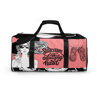 Load image into Gallery viewer, Pink &amp; Sassy Duffle Bag
