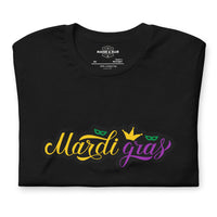 Load image into Gallery viewer, Mardi Gras Script I Unisex t-shirt
