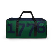 Load image into Gallery viewer, 1776 Green/Navy Duffle Bag
