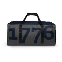 Load image into Gallery viewer, 1776 Gray/Navy Duffle Bag
