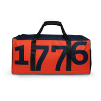 Load image into Gallery viewer, 1776 Orange/Navy Duffle Bag
