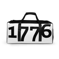 Load image into Gallery viewer, 1776 White/Black Duffle Bag
