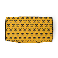 Load image into Gallery viewer, Live Free Or Die A Sheep Yellow Duffle Bag

