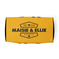 Load image into Gallery viewer, 1776 Yellow/Navy Duffle Bag
