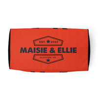 Load image into Gallery viewer, 1776 Orange/Navy Duffle Bag
