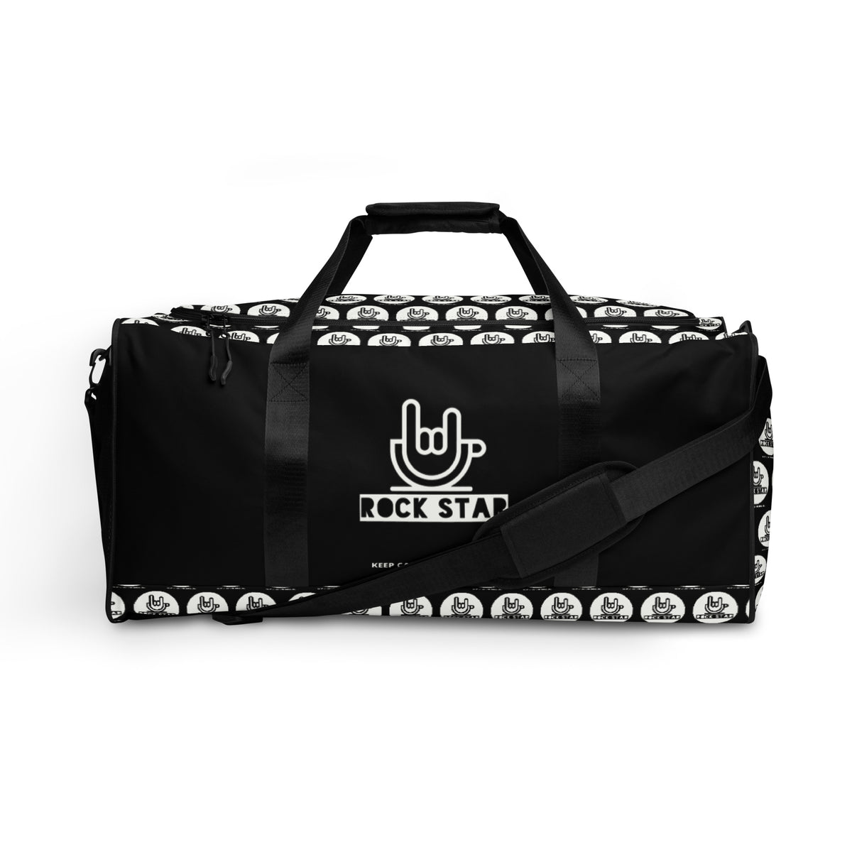 Rock+Reb£llion Rock Star Black Duffle Bag