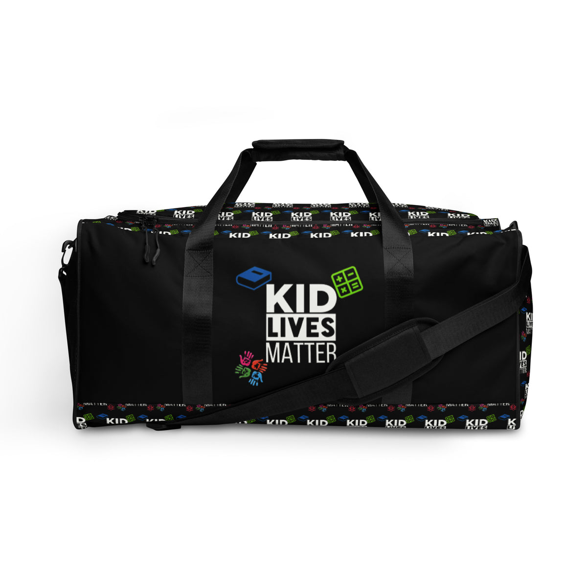 Kid Lives Matter Black Duffle Bag