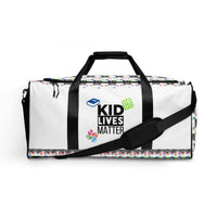 Load image into Gallery viewer, Kid Lives Matter White Duffle Bag
