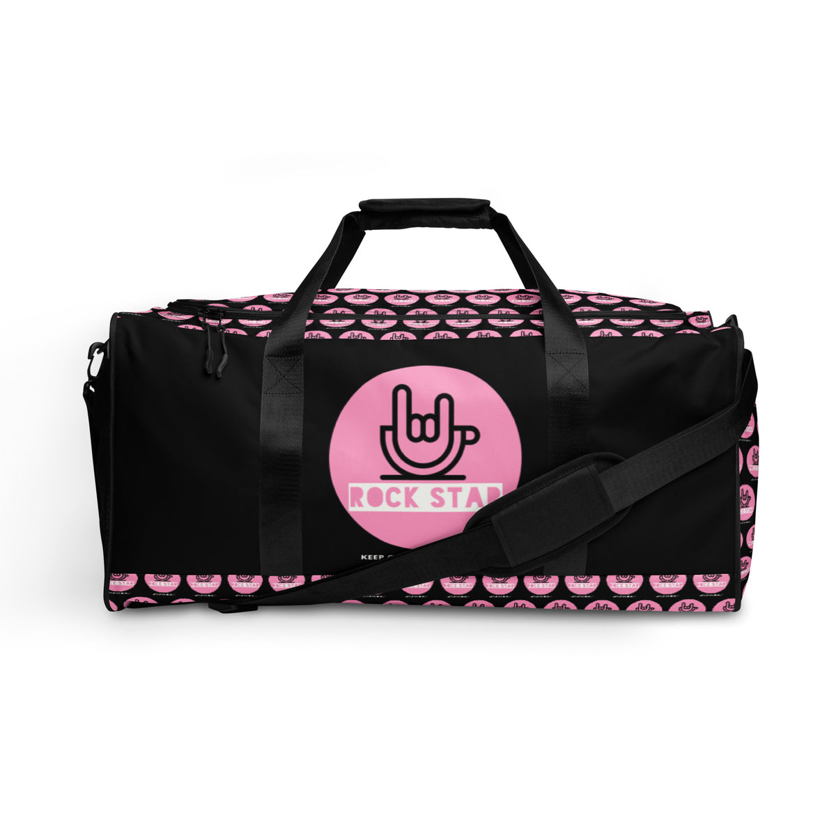 Rock+Reb£llion Rock Star Pink Duffle Bag