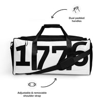 Load image into Gallery viewer, 1776 White/Black Duffle Bag
