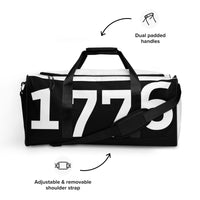 Load image into Gallery viewer, 1776 Black/White Duffle Bag
