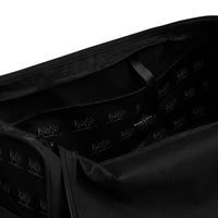 Load image into Gallery viewer, Let&#39;s Go B.... F*JB Script Black Duffle Bag
