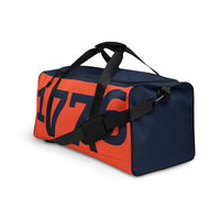 Load image into Gallery viewer, 1776 Orange/Navy Duffle Bag
