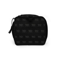 Load image into Gallery viewer, Let&#39;s Go B.... F*JB Script Black Duffle Bag
