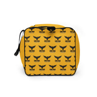 Load image into Gallery viewer, Live Free Or Die A Sheep Yellow Duffle Bag
