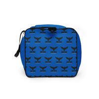 Load image into Gallery viewer, Live Free Or Die A Sheep Navy Blue Duffle Bag
