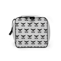 Load image into Gallery viewer, Live Free Or Die A Sheep Gray Duffle Bag
