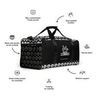 Load image into Gallery viewer, Rock+Reb£llion Rock Star Black Duffle Bag
