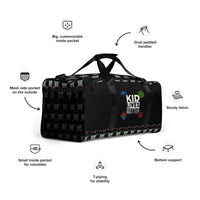 Load image into Gallery viewer, Kid Lives Matter Black Duffle Bag
