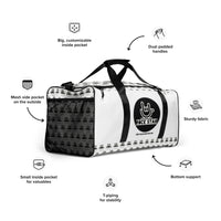 Load image into Gallery viewer, Rock+Reb£llion Rock Star White Duffle Bag
