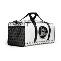 Load image into Gallery viewer, Rock+Reb£llion Rock Star White Duffle Bag
