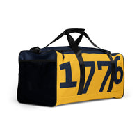 Load image into Gallery viewer, 1776 Yellow/Navy Duffle Bag
