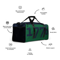 Load image into Gallery viewer, 1776 Green/Navy Duffle Bag
