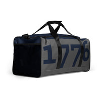 Load image into Gallery viewer, 1776 Gray/Navy Duffle Bag
