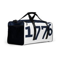 Load image into Gallery viewer, 1776 White/Navy Duffle Bag
