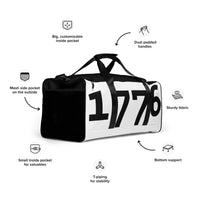 Load image into Gallery viewer, 1776 White/Black Duffle Bag
