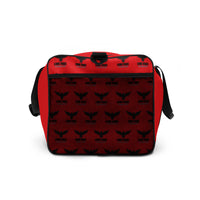 Load image into Gallery viewer, Live Free Or Die A Sheep Red Duffle Bag
