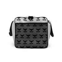 Load image into Gallery viewer, Live Free Or Die A Sheep Gray Duffle Bag
