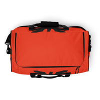 Load image into Gallery viewer, Live Free Or Die A Sheep Red Duffle Bag
