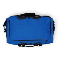 Load image into Gallery viewer, Live Free Or Die A Sheep Navy Blue Duffle Bag

