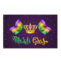 Load image into Gallery viewer, Mardi Gras Banner/Flag I
