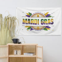 Load image into Gallery viewer, Mardi Gras Banner/Flag IV
