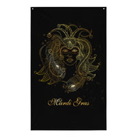 Load image into Gallery viewer, Mardi Gras Banner/Flag IX
