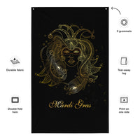 Load image into Gallery viewer, Mardi Gras Banner/Flag IX
