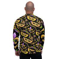 Load image into Gallery viewer, Mardi Party BK Unisex Bomber Jacket
