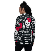 Load image into Gallery viewer, Rock+Reb£llion Dead Inside Unisex Bomber Jacket
