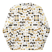 Load image into Gallery viewer, Black &amp; Gold Mardi Gras Party Unisex Bomber Jacket
