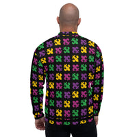 Load image into Gallery viewer, Mardi Gras Dreaming Unisex Bomber Jacket
