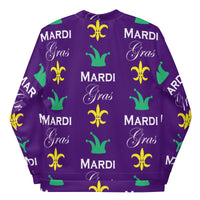 Load image into Gallery viewer, Purple Haze Mardi Gras Unisex Bomber Jacket
