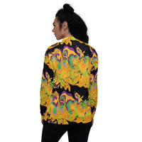 Load image into Gallery viewer, Mardi Gras Dizzy Unisex Bomber Jacket
