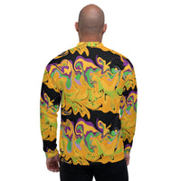 Load image into Gallery viewer, Mardi Gras Dizzy Unisex Bomber Jacket

