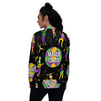 Load image into Gallery viewer, Big Time Mardi Gras Unisex Bomber Jacket
