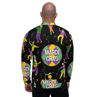 Load image into Gallery viewer, Big Time Mardi Gras Unisex Bomber Jacket
