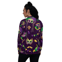 Load image into Gallery viewer, Total Mardi Unisex Bomber Jacket
