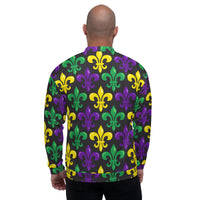 Load image into Gallery viewer, Big Time Fleur De Lis Unisex Bomber Jacket
