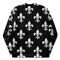 Load image into Gallery viewer, Big Ole&#39; Fleur De Lis Unisex Bomber Jacket
